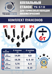 TS-510 Клепальный станок для тормозных колодок
