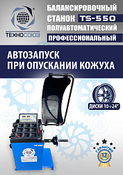 Комплект TS-3023A Станок шиномонтажный +TS-550 Балансировочный стенд для легковых авто